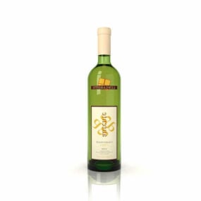 Umbria Chardonnay Wine Bottle 3d model