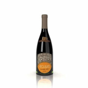 Vino Liquoroso vinflaska 3d-modell