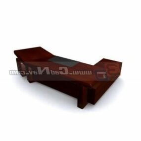 Luxurious Boss Table Office Furniture 3d model