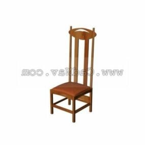 Hotel Luxury Dining Chairs 3d model