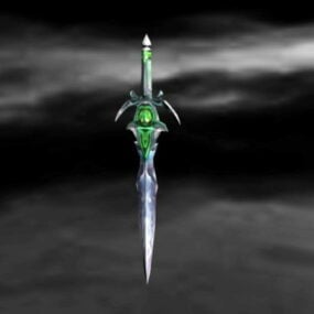 Gaming Magical Dagger 3d model