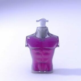 Modello 3d di fragranza cosmetica per uomo
