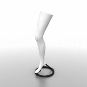Fashion Store Mannequin Leg Forms 3d model