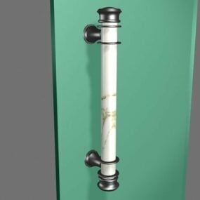 3д модель ручки для домашней мраморной двери