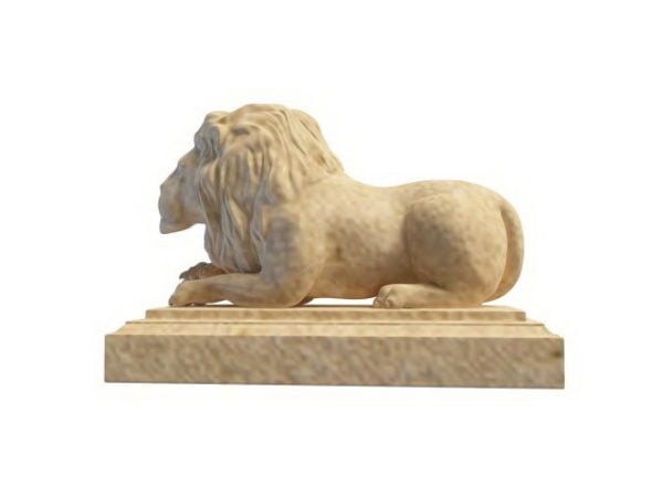 Garden Marble Lion Statue