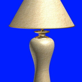 Lámpara de mesa de mármol vintage Muebles modelo 3d