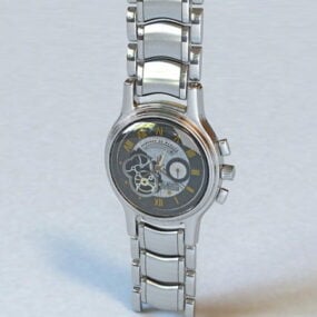 Jewelry Mechanical Piston Watch 3d model