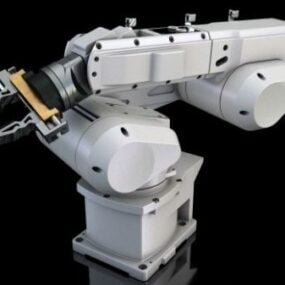 Bras de robot mécanique industriel modèle 3D