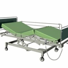 Лікарняне механічне ліжко 3d модель