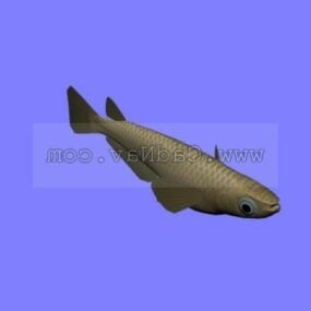 Model 3D ryby Medaka zwierzęcej