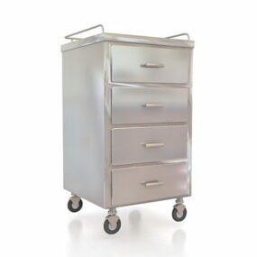 Medical Carts With Drawers 3d model