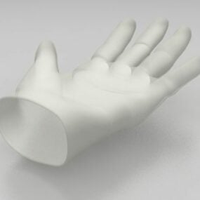 Szpitalna rękawica medyczna Model 3D