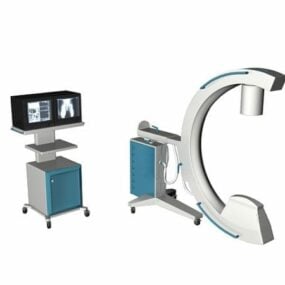 Machine à rayons X d'imagerie d'équipement hospitalier modèle 3D
