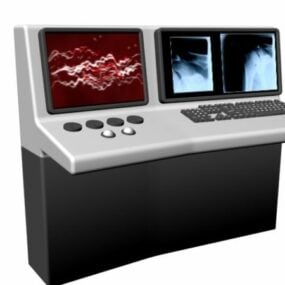 Station de surveillance des équipements médicaux modèle 3D
