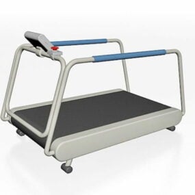 Hospital Medical Treadmill Machine 3d model