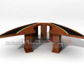 Office Meeting Table 3d model