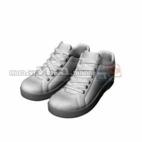 Men Leather Shoes 3d model