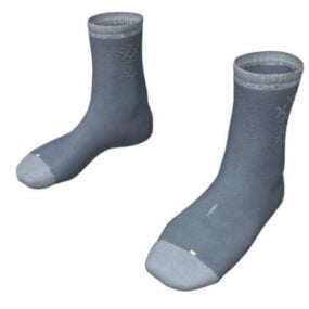 Dress Socks 3d-modell