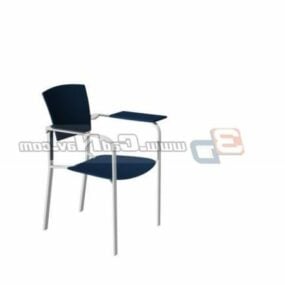 Modelo 3d de móveis para cadeiras escolares com estrutura de metal
