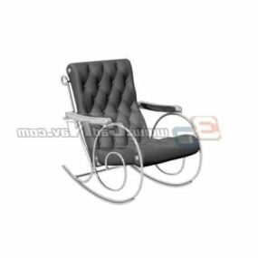 Furniture Metal Rocking Chair 3d model