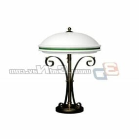 Lampe décorative de table en métal design modèle 3D