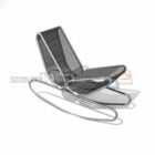 Diseño de sillón de alambre de metal