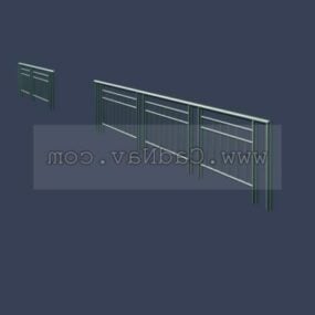 Metal Balustrade Design 3d model