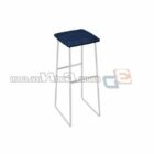 Chaise de tabouret de bar en métal de meubles