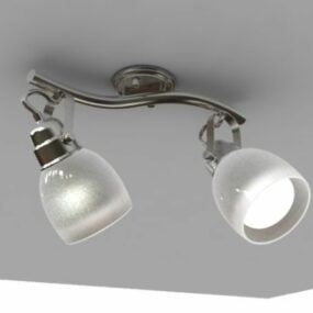 Studio Metal Ceiling Lamp 3d model