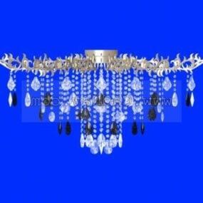 โมเดล 3 มิติของ Metal Crystal Design Droplight