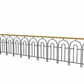 Metal Deck Home Railing Design 3d model