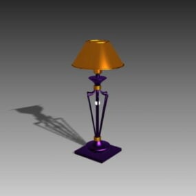 Antique Metal Decoration Floor Lamp 3d model