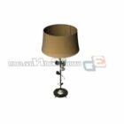 Metal Flower Design Table Lamp