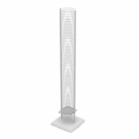 Metal Grid Standing Floor Vase 3d model