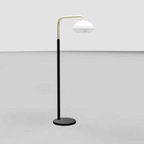 Lampe à arc en métal pour éclairage domestique modèle 3D