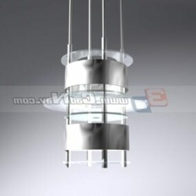 Metal Home Pendant Light Design 3d model