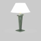 Elegantní kovová stolní lampa
