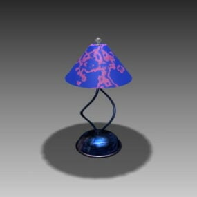 Lampe de table en métal de style rustique modèle 3D