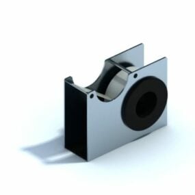 Office Metal Tape Dispenser 3D-malli
