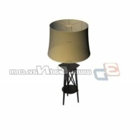 Metal Tripod Desk Lamp Design 3d model