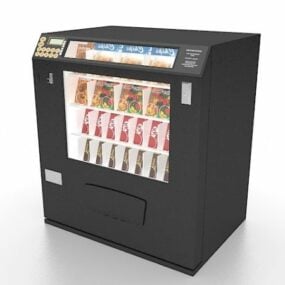 3д модель мини-автомата для закусок магазина