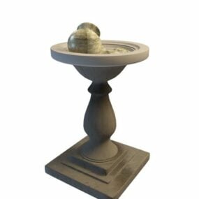 Mini Garden Water Fountain 3d model
