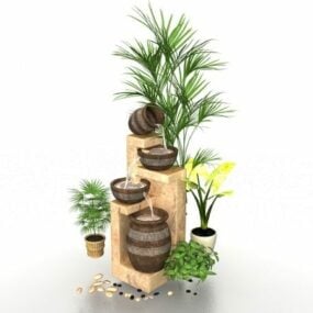 Planter Box Decorative 3d model