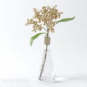 Nowoczesny wazon z gałęzi drzewa na biurko Model 3D