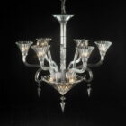 Lámpara de araña moderna de cristal art déco de la sala de estar
