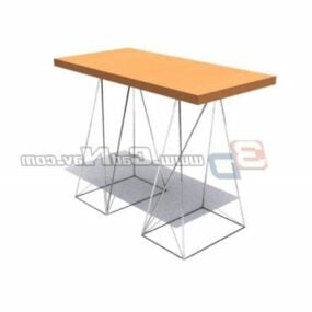Tavolo consolle moderno per mobili da ufficio Modello 3d
