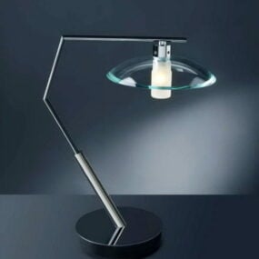 3д модель электрической современной настольной лампы