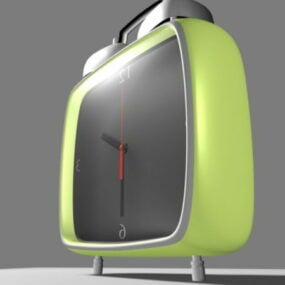 Bedroom Modern Alarm Clock 3d model