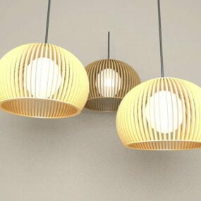 Lampes suspendues suspendues au décor moderne modèle 3D