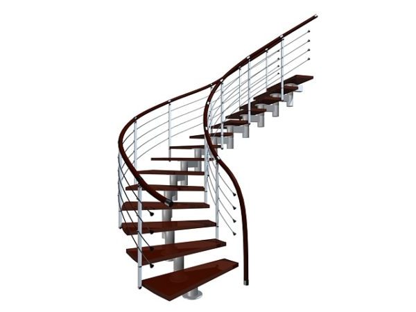 Modern Arched Stairs Design